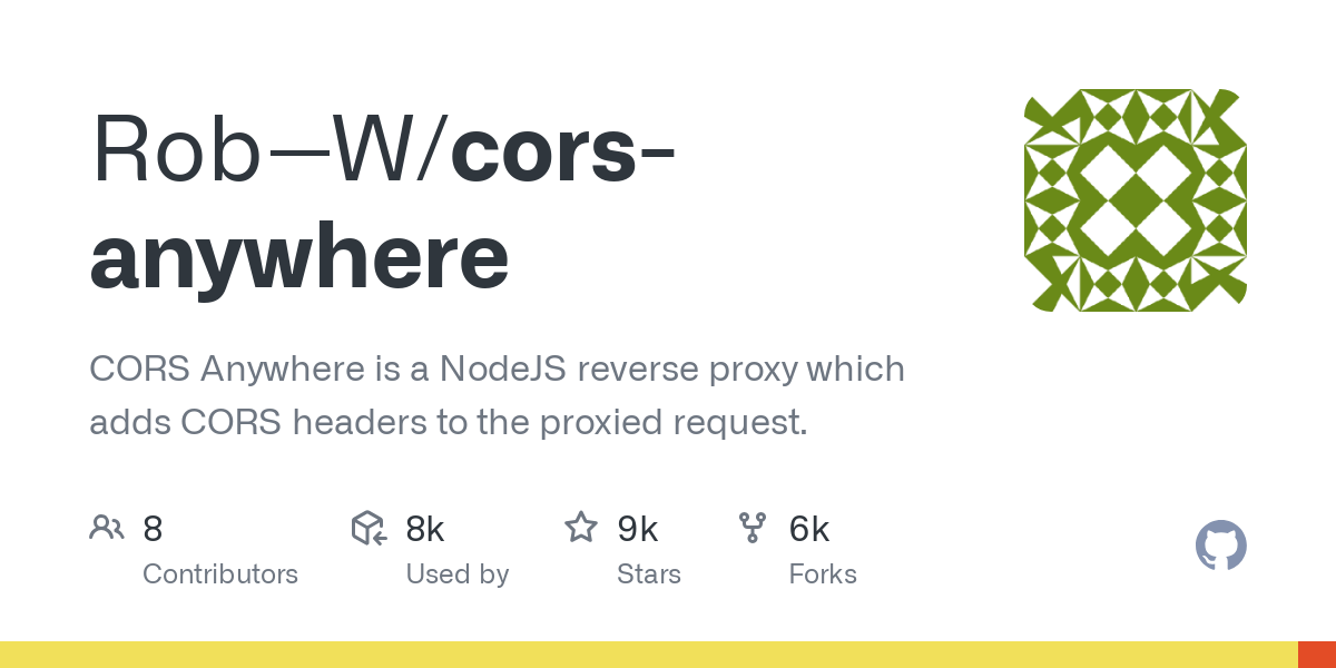 CORS Anywhere Repository