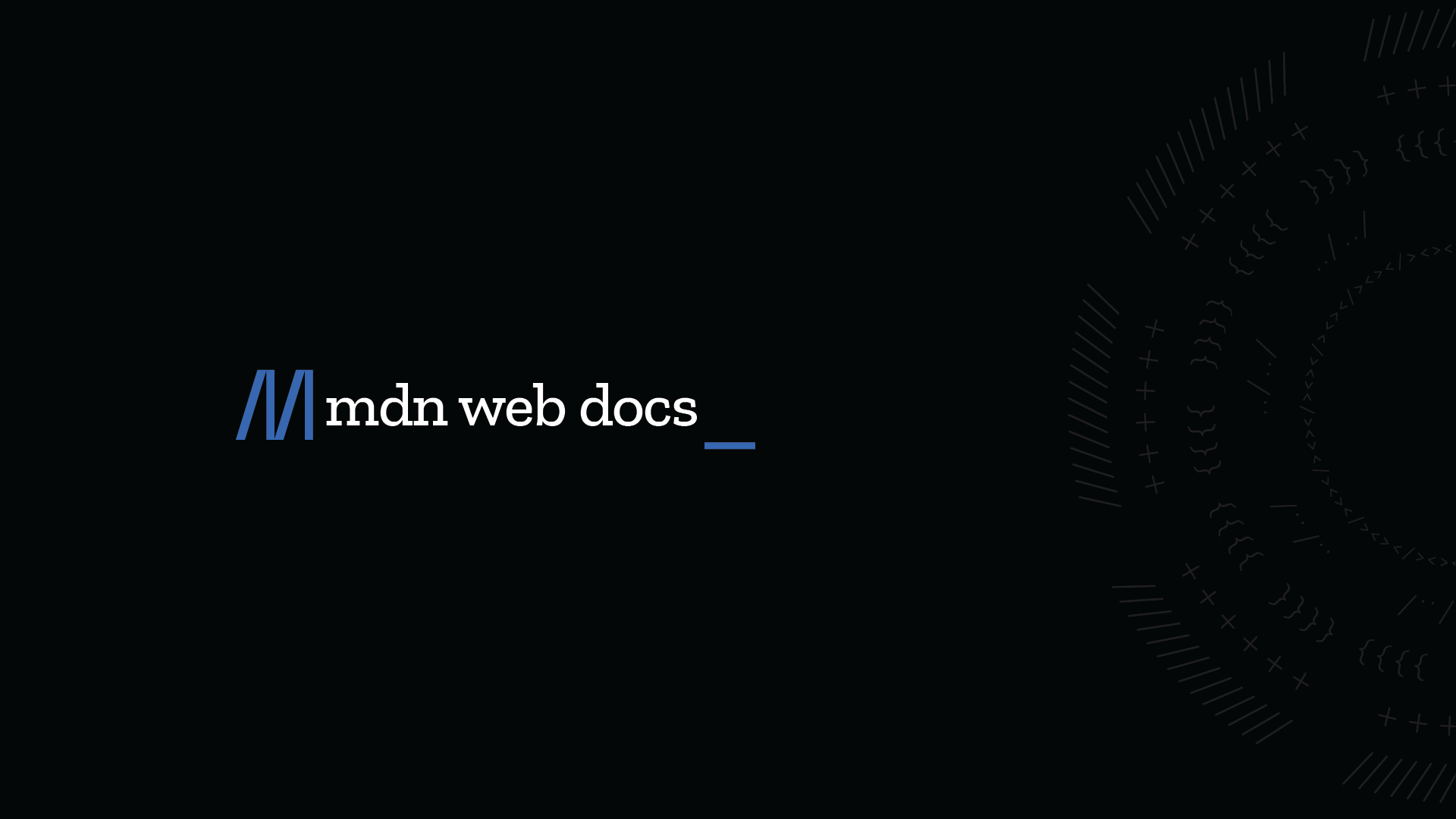 MDN Docs