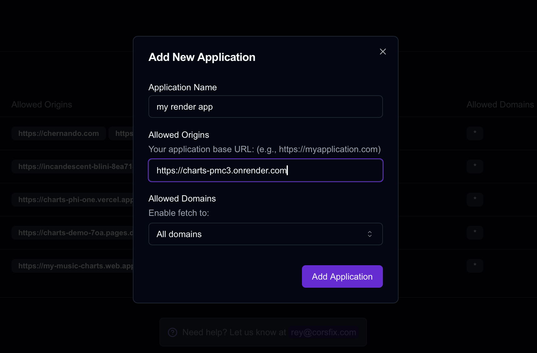 Adding Render Origin
