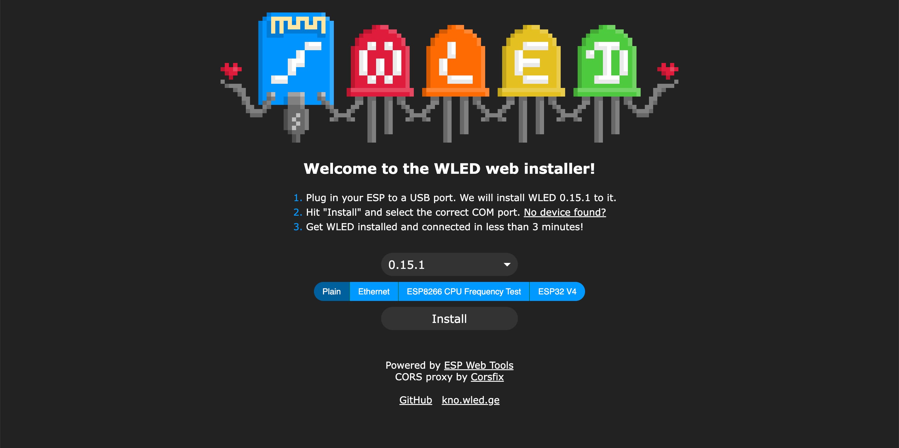 WLED Project Installer